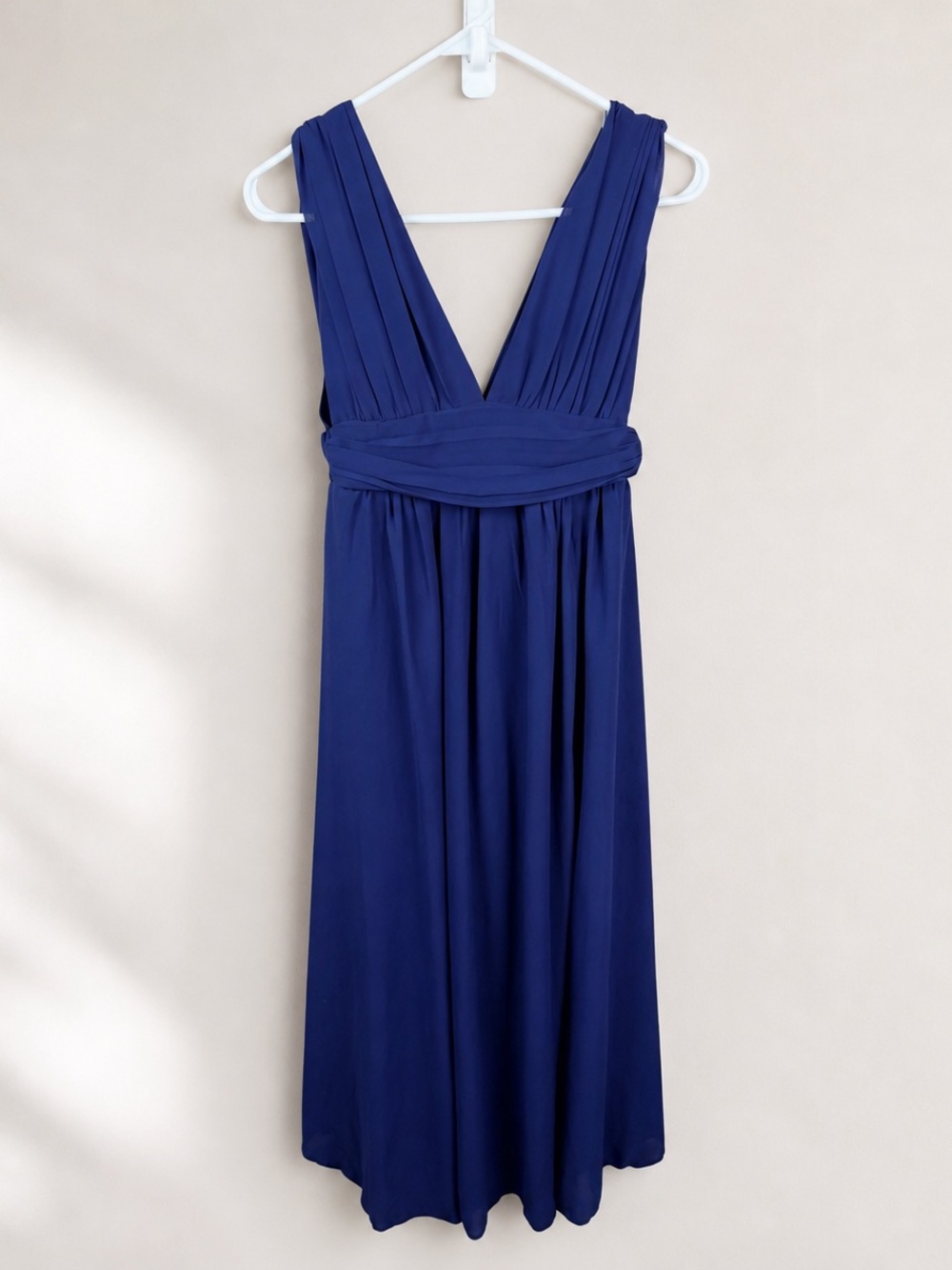 Lulu's Navy Blue Heavenly Hues Maxi Dress Size XS Bridesmaid 43449